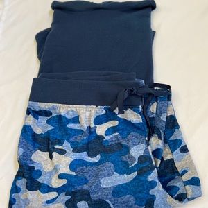 2 piece pajamas/lounge outfit
